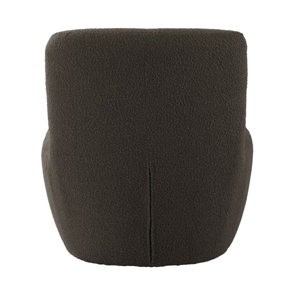 Кресло от плат букле в сиво и кафяво Ada – Leitmotiv-image-3