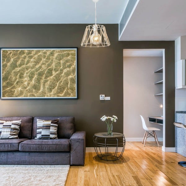 Лампа за таван в бял/естествен цвят 55x30 cm - Squid Lighting-image-1