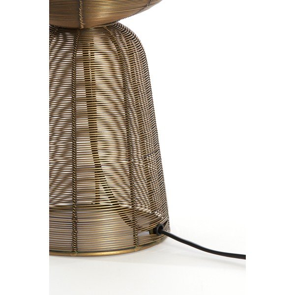 Метална настолна лампа в бронзов цвят (височина 42 cm) Aboso – Light & Living-image-3