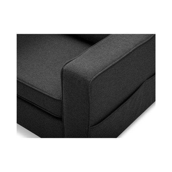 Антрацитно кресло Narcisse - Mazzini Sofas-image-3