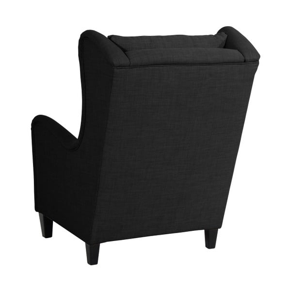 Antracitové křeslo ušák Max Winzer Merlon Anthracite-image-1