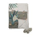 Зелено одеяло 130x155 cm Peacock – Bloomingville