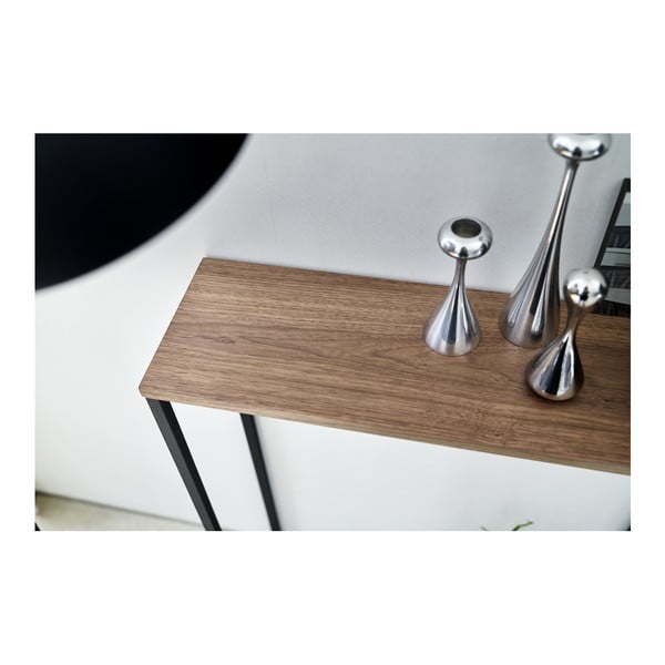 Черна конзолна маса 18,5х60 см Tower - YAMAZAKI-image-3