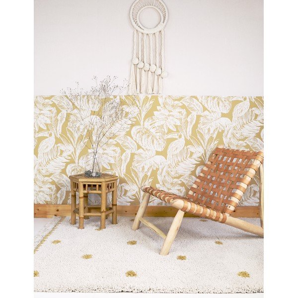 Бежов и жълт килим , 120 x 170 cm Wooly - Nattiot-image-1