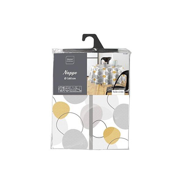 Покривка за маса ø 160 cm Disco – douceur d'intérieur-image-1