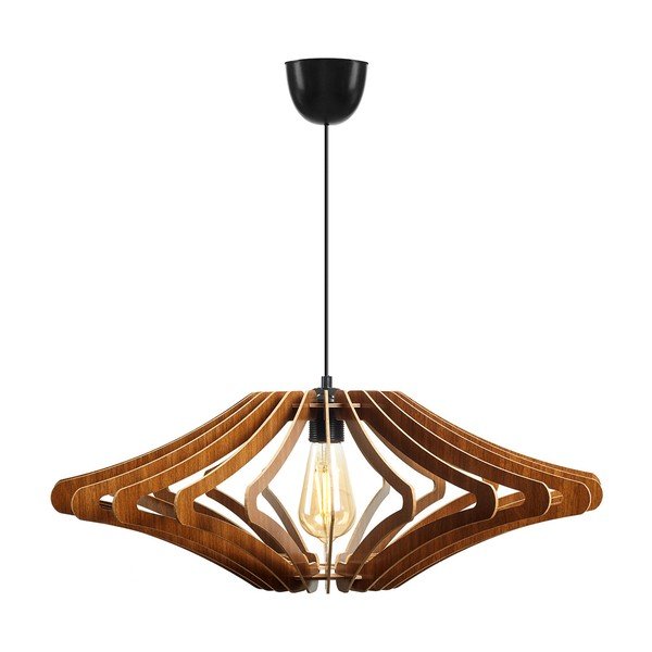 Висящо осветително тяло в естествен цвят ø 47 cm – Opviq lights-image-3