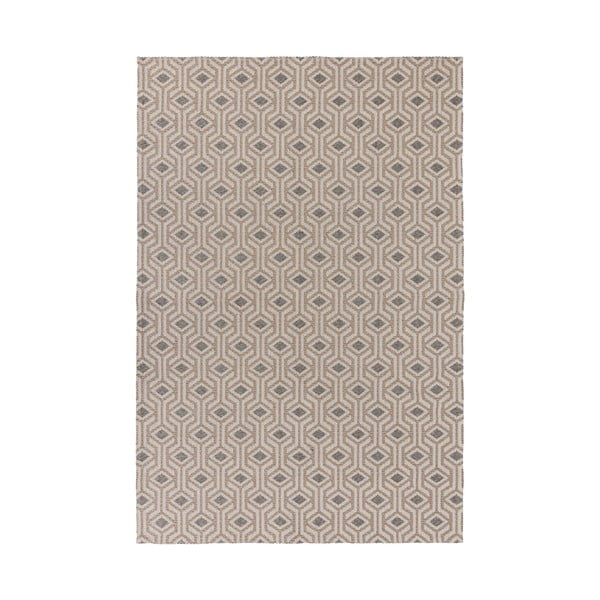 Бежово-сив памучен килим , 114 x 170 cm Bombax - Flair Rugs