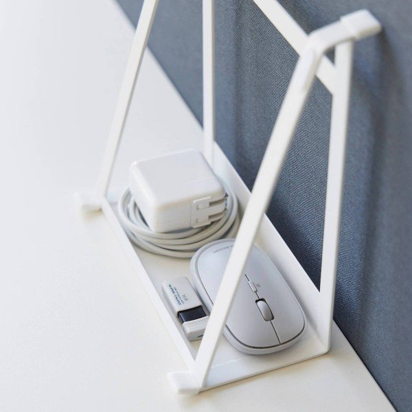 Бяла метална стойка за лаптоп Tower – YAMAZAKI-image-2