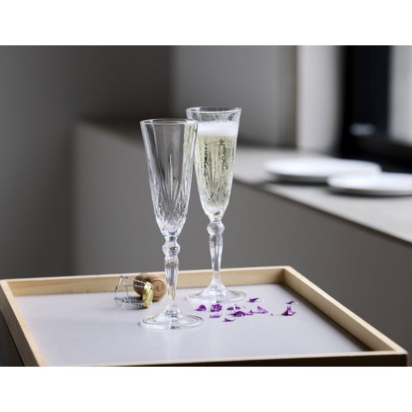 Чаши в комплект 4 бр. за сект 160 ml Melodia – Lyngby Glas-image-1