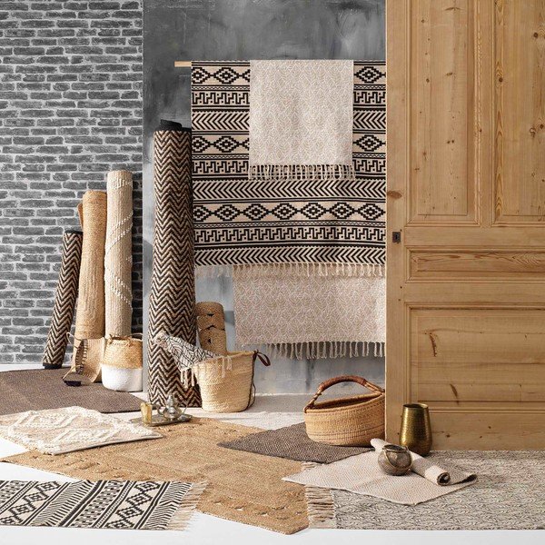 Черно-естествен килим 120x170 cm Zigzag – douceur d'intérieur-image-2