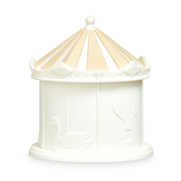 Детска нощна лампа в цвят слонова кост Carousel Off-White – Cam Cam Copenhagen