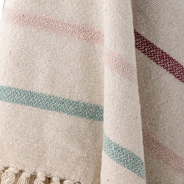 Кремаво бебешко одеяло 130x160 cm Frey – Bloomingville Mini-image-2