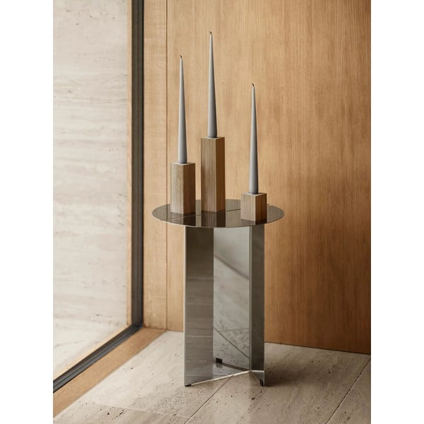 Дървени свещници в комплект от 3 бр. Dreva – Blomus-image-1
