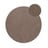 Ръчно изработен вълнен кръгъл килим в кафяво-сив цвят ø 150 cm Eleni Taupe – Hanse Home