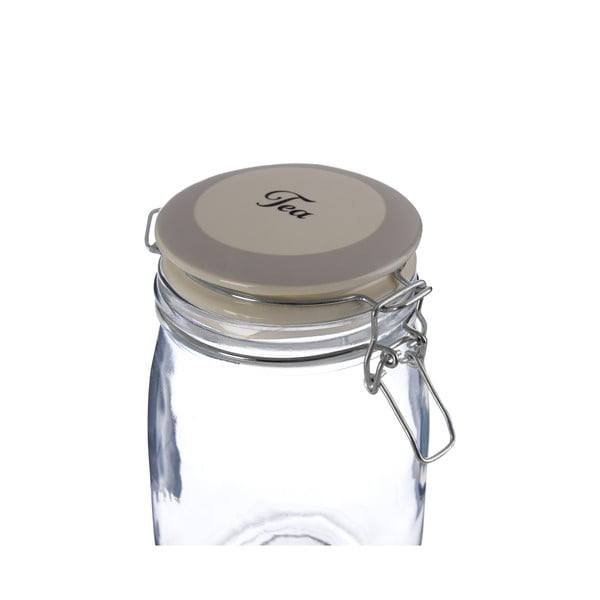 Стъклена кутия за чай Grocer – Premier Housewares-image-1