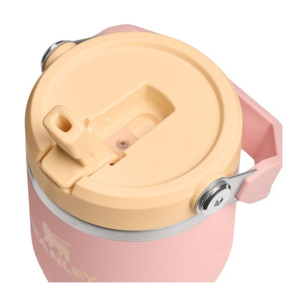 Прасковен  термос от неръждаема стомана 600 ml IceFlow™ Flip Straw 2.0 Tumbler Peach Rose – Stanley-image-2