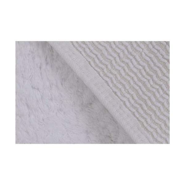 Бяла постелка за баня Confetti Bathmats Organic 1500, 50 x 85 cm - Foutastic-image-1