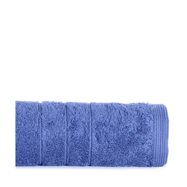 Modrý bavlněný ručník IHOME Omega, 50 x 100 cm