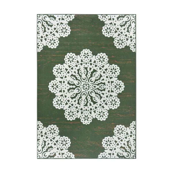Зелен килим 170x120 cm Lace - Hanse Home