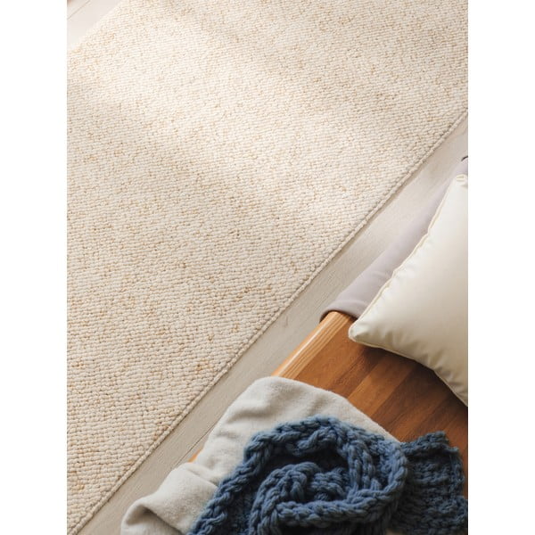 Кремава пътека подходяща за пране 80x240 cm Rocco Cream – Elle Decoration-image-3