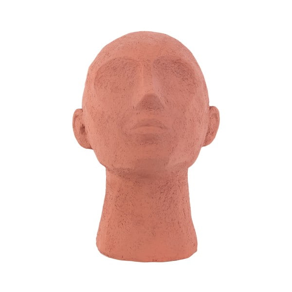 Оранжева декоративна фигурка Face Art от теракота, височина 22,8 cm Art Up - PT LIVING