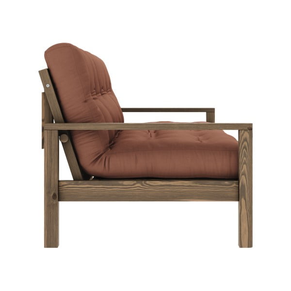 Оранжево-кафяв разтегателен диван 205 cm Knob - Karup Design-image-3