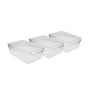 Пластмасов органайзер за хладилник 3 бр. - Hermia