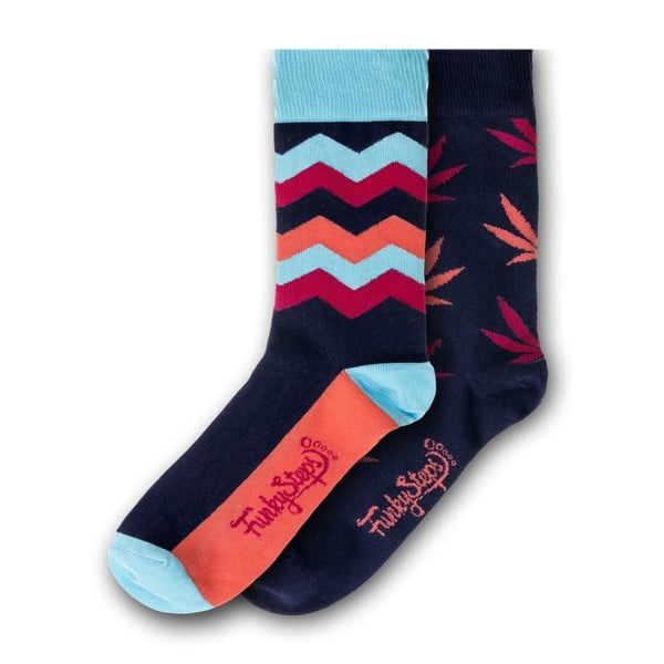 Комплект от 2 чифта чорапи Multi, размер 39 - 45 - Funky Steps