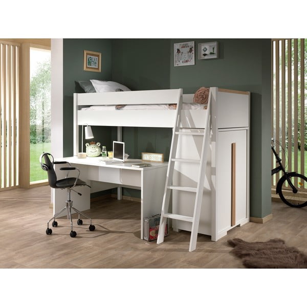 Бял детски шкаф 98x116 cm London - Vipack-image-3