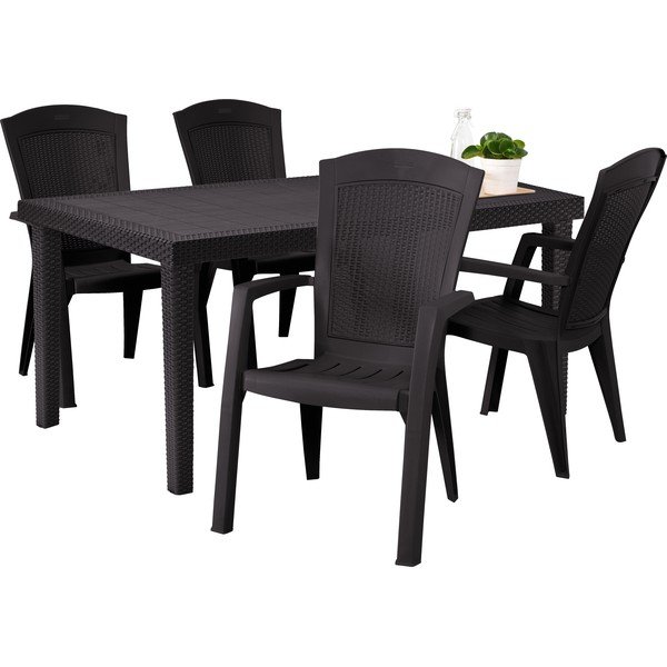 Градинска маса за хранене 94.5x160.5 cm Melody – Keter-image-2