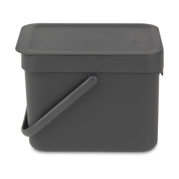Šedý koš Brabantia Sort & Go, 6 l-image-3