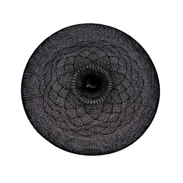 Черна пластмасова подложка ø 38 cm - Dakls