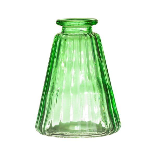 Комплект от 3 зелени стъклени вази Bud - Sass & Belle-image-2