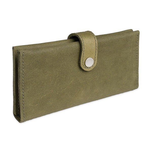 Zelená kožená peněženka Woox Magna Viridita