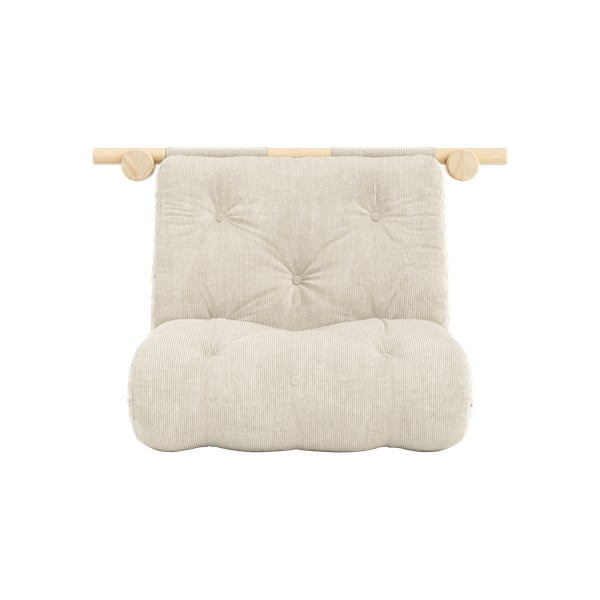 Кремаво кресло от рипсено кадифе Hooked – Karup Design-image-3