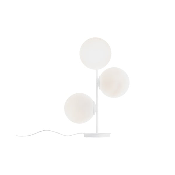Бяла настолна лампа Bobler - CustomForm