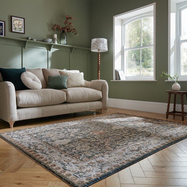 Зелен килим 200x300 cm Amelina Vintage – Flair Rugs-image-1