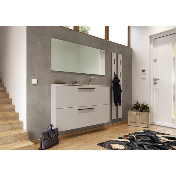 Сив и бежов висящ шкаф за обувки Utah - Germania-image-3