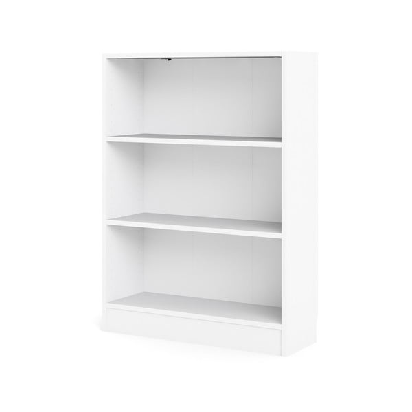 Бял шкаф за книги 79x107 cm Basic - Tvilum-image-3