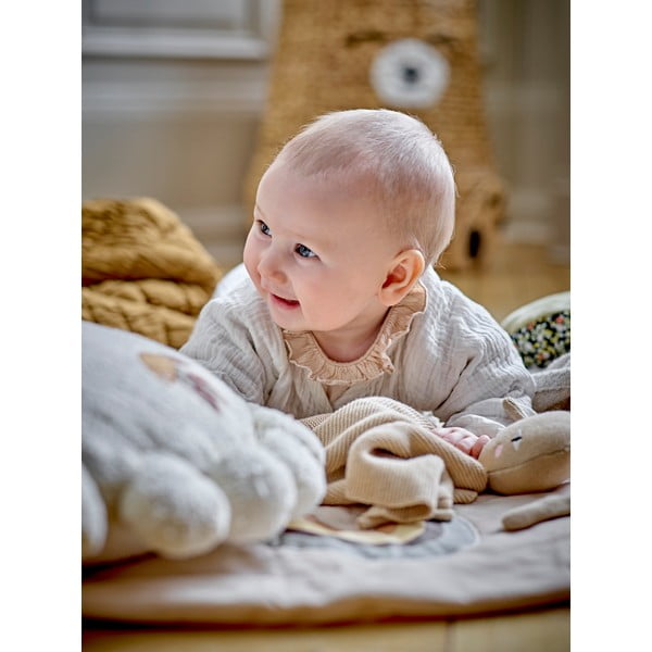 Кафяво бебешко одеяло 130x160 cm Fall – Bloomingville Mini-image-4