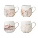 Кремави глинени чаши в комплект от 4 бр. 250 ml Lyre – Bloomingville