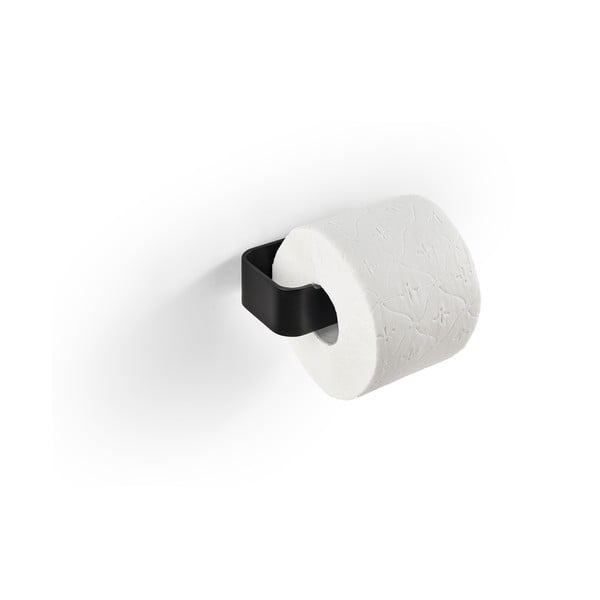 Черен стенен метален държач за тоалетна хартия Ume – Zone
