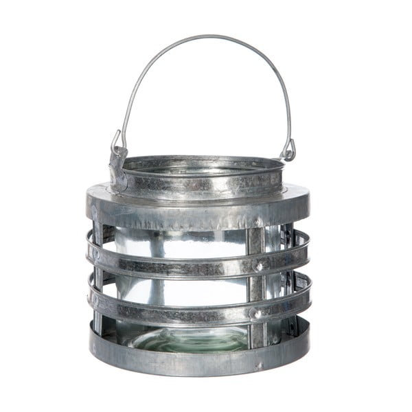 Lucerna Hurricane Silver, 15 cm