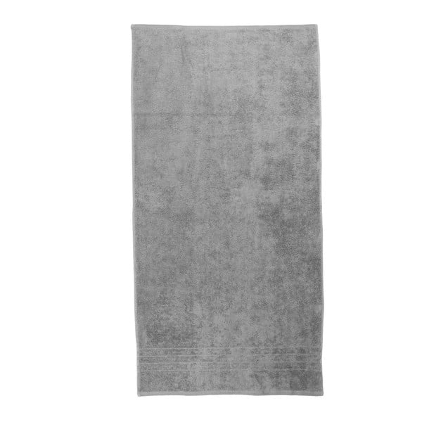 Světle šedý ručník Artex Omega, 100 x 150 cm