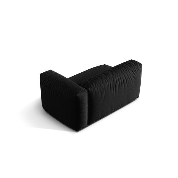 Черен модул за диван (десен ъгъл) Martina – Micadoni Home-image-3