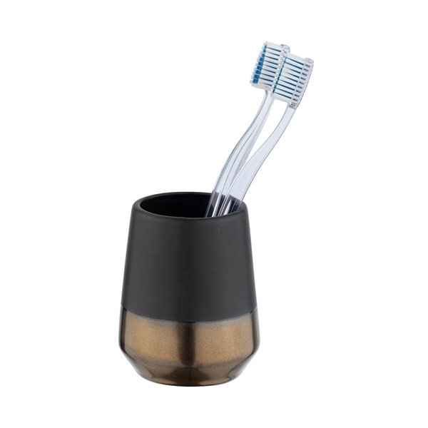 Черна чаша за четки за зъби Brandol - Wenko-image-2