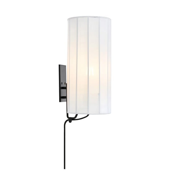 Черно-бял стенна лампа за контакт Hikari – Markslöjd
