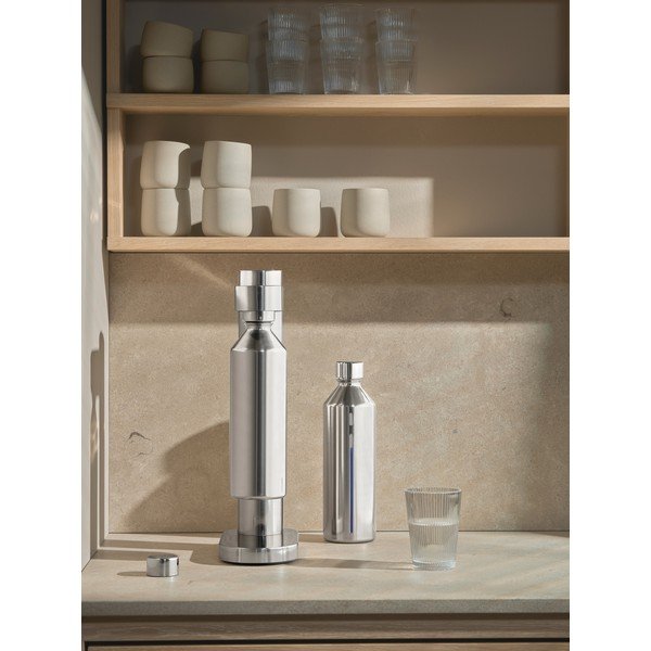 Машина за газирани напитки от неръждаема стомана в сребрист цвят Brus – Stelton-image-4