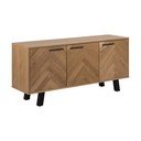 Нисък скрин от дъб 150x71 cm Brighton - Actona