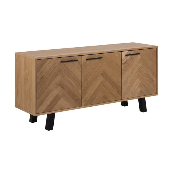 Нисък скрин от дъб 150x71 cm Brighton - Actona-image-2